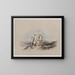 Ruins of the Kardeseh Qirts Temple in Nubia - David Roberts — framed artwork on a wall