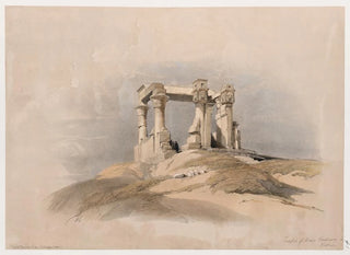 Temple of Wady Kardassy Qirts in Nubia - David Roberts — artwork view