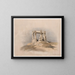 Temple of Wady Kardassy Qirts in Nubia - David Roberts — framed artwork on a wall