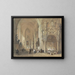 L'église de Dixmude, Flandre-Occidentale - David Roberts — framed artwork on a wall