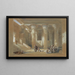 The Great Portico of the Temple of Esneh, Egypt - David Roberts — framed artwork on a wall