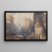 The Col de Pancorbo, the Pyrenees - David Roberts — framed artwork on a wall