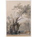 Reproduction of the painting L'arbre sacré de Metereah - David Roberts