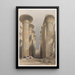 Reproduction of the painting Thebes Great Hall at Karnak November 28, 1838 - David Roberts