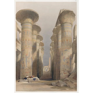 David Roberts - Thebes Great Hall at Karnak Nov 28 1838.webp