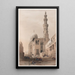 Tombs of the Caliphs Caliphate Cairo - David Roberts — framed artwork on a wall