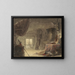 Atelier aménagé dans un grenier - David Roberts — framed artwork on a wall