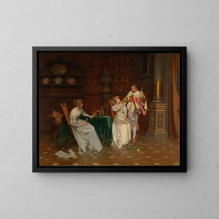 A toast to good times - David Sani — framed artwork on a wall