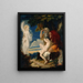 Abraham and Isaac - David Scott — framed artwork on a wall