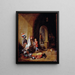 A Guard Room - David Teniers the Younger — framed artwork on a wall