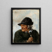 a peasant - David Teniers the Younger — framed artwork on a wall