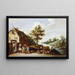a riverside inn - David Teniers the Younger — framed artwork on a wall