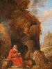 a landscape with Saint Jerome outside a cave - David Teniers the Younger — artwork view