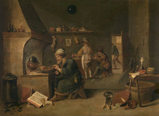 Alchimiste - David Teniers the Younger — artwork view