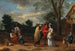 an elegant couple meeting a fortune-teller - David Teniers the Younger — artwork view