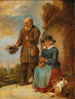 an old begging couple in the street - David Teniers the Younger — artwork view