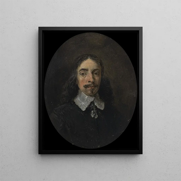 an unknown man - David Teniers the Younger — framed artwork on a wall