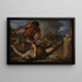 Cain Killing Abel - David Teniers the Younger — framed artwork on a wall