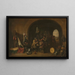 Guardroom - David Teniers the Younger — framed artwork on a wall