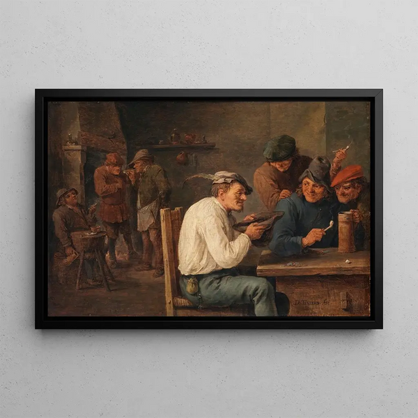 Hustlecap - David Teniers the Younger — framed artwork on a wall