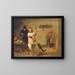 La Chanson de la boisson - David Teniers le Jeune — framed artwork on a wall