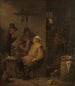 Mason smoking with his companions in a tavern - David Teniers the Younger — artwork view