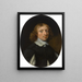 Portrait of a young gentleman - David Teniers the Younger — framed artwork on a wall