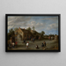 Les archers - David Teniers le Jeune — framed artwork on a wall