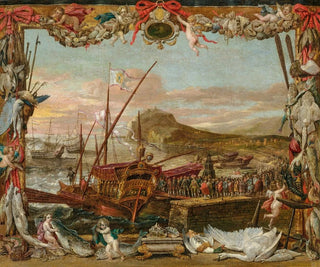 L'Embarquement de Don Juan d'Autriche - David Teniers le Jeune — artwork view