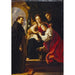Reproduction of the painting The Mystic Marriage of Saint Catherine after Fetti - David Teniers the Younger