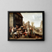 The Seven Works of Mercy - David Teniers the Younger — framed artwork on a wall