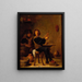 The Smoker - David Teniers the Younger — framed artwork on a wall