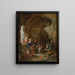La Tentation de Saint Antoine - David Teniers le Jeune — framed artwork on a wall