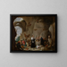 The Temptation of Saint Anthony the Great - David Teniers the Younger — framed artwork on a wall