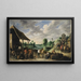 La Récolte du vin - David Teniers le Jeune — framed artwork on a wall