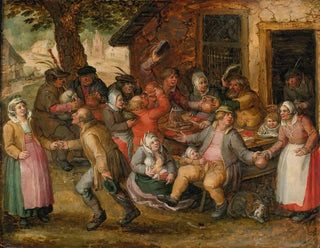 Fête des paysans - David Vinckboons — artwork view