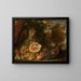 Still life with fruits - David de Coninck — framed artwork on a wall