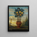 Orange in a Urn - David von Cln — framed artwork on a wall