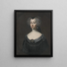 Marie-Éléonore 1599-1655 Queen of Sweden Princess of Brandenburg - David von Krafft — framed artwork on a wall