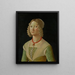 Selvaggia Sassetti née en 1470 - Davide Ghirlandaio — framed artwork on a wall