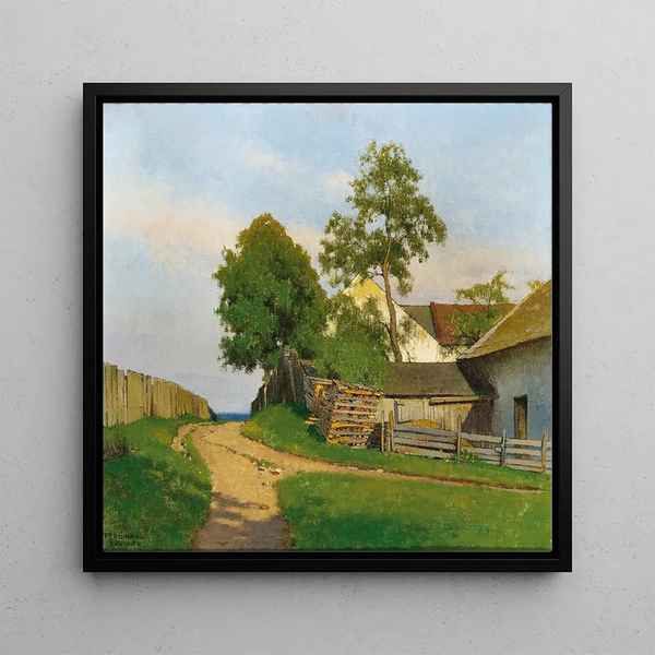 De Haslach Oe - Ferdinand Brunner — framed artwork on a wall