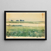 Landscape Painting with Marsh - De Lancey Gill — framed artwork on a wall