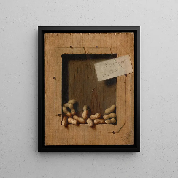 Free sample painting - By Scott Evans — framed artwork on a wall