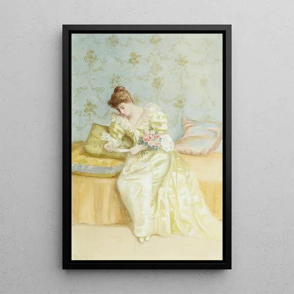 Reproduction of the painting The Love Letter - By Scott Evans