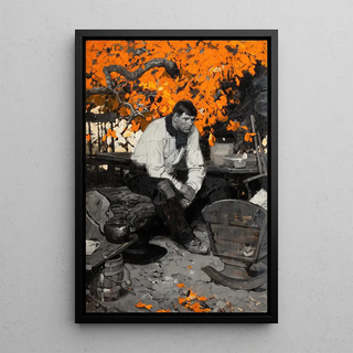 Childcare - Dean Cornwell — framed artwork on a wall