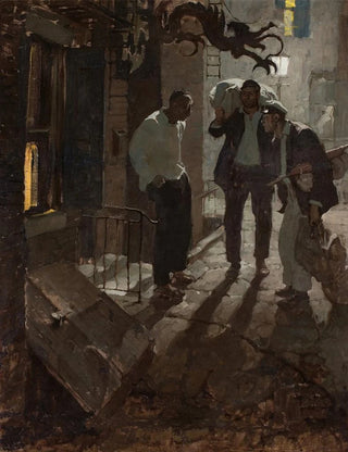 L'Homme à la croisée des chemins - Dean Cornwell — artwork view