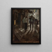 L'Homme à la croisée des chemins - Dean Cornwell — framed artwork on a wall