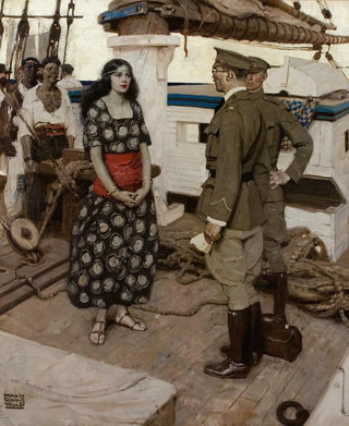 Jamais les deux ne se rencontreront - Dean Cornwell — artwork view