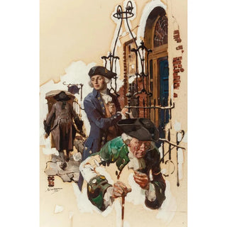 The Visitors - Dean Cornwell — artwork view