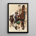 The Visitors - Dean Cornwell — framed artwork on a wall